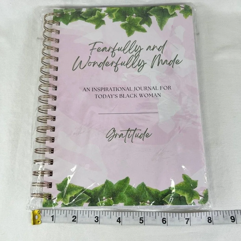 D3 Collections Inspirational Journal Womens OS Pink New Gratitude Ivy Spiral